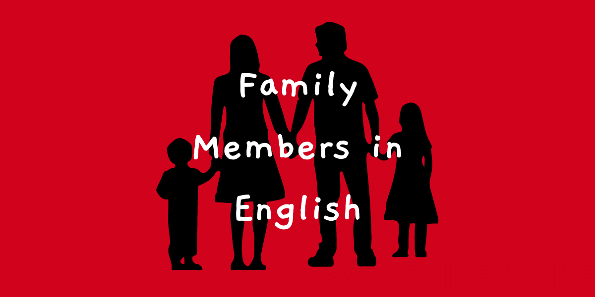 Family Members in English